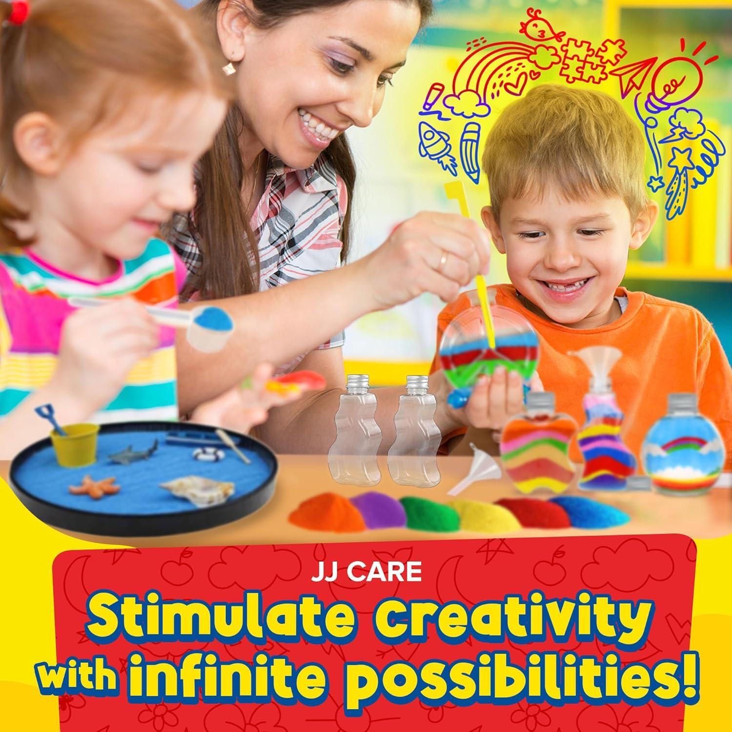 Assorted Colors of Sand Bottles