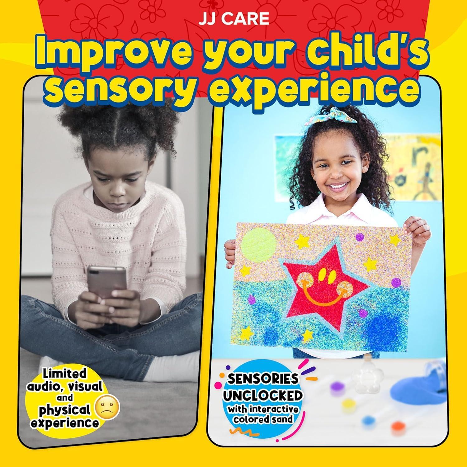 Assorted Colors of Sand Bottles