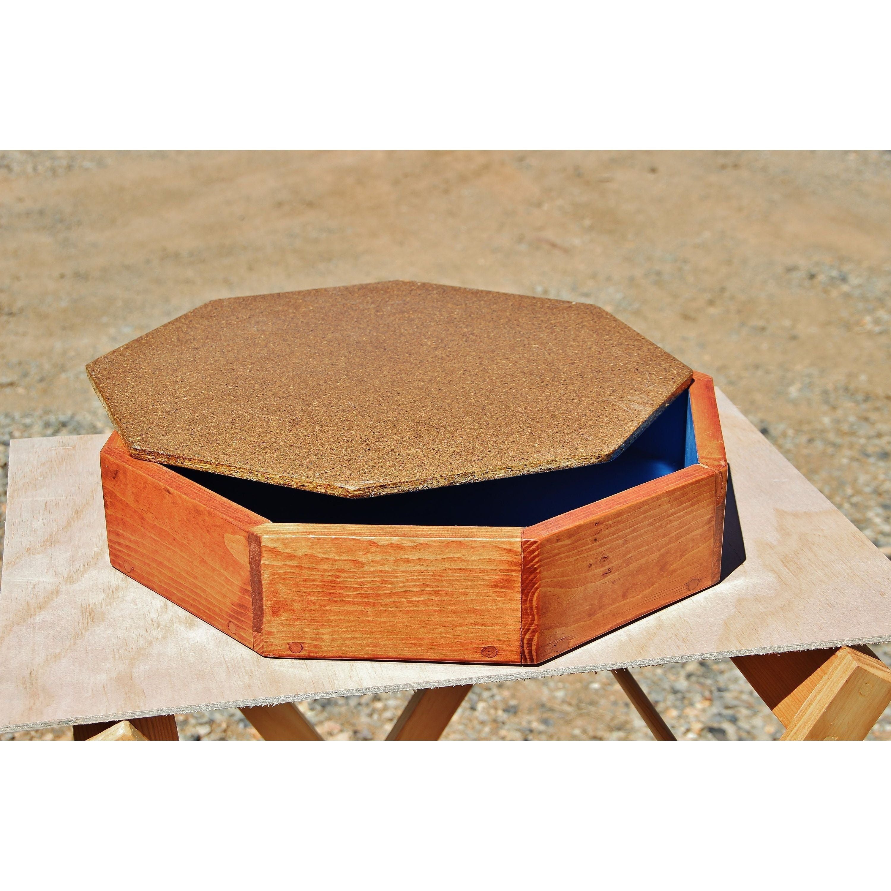 Octagon Sandtray With Lid