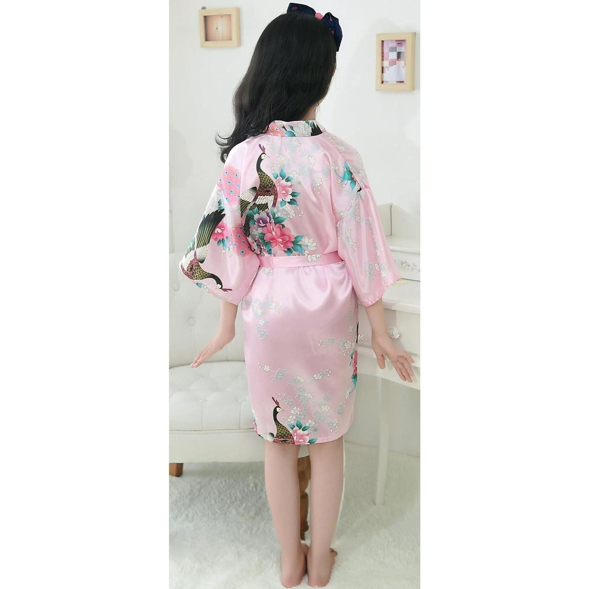 Satin Kimono Robe