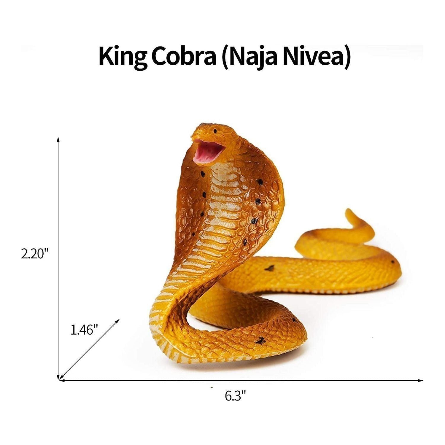 8Pcs Fake Snakes Toy Figurines Realistic Fake Snake Prank Rubber Snake Props Scary Snake Toy Scare Birds, Cobra Snake, Boa Constrictor, Coral Snake, Rattlesnake Wild Life Figures