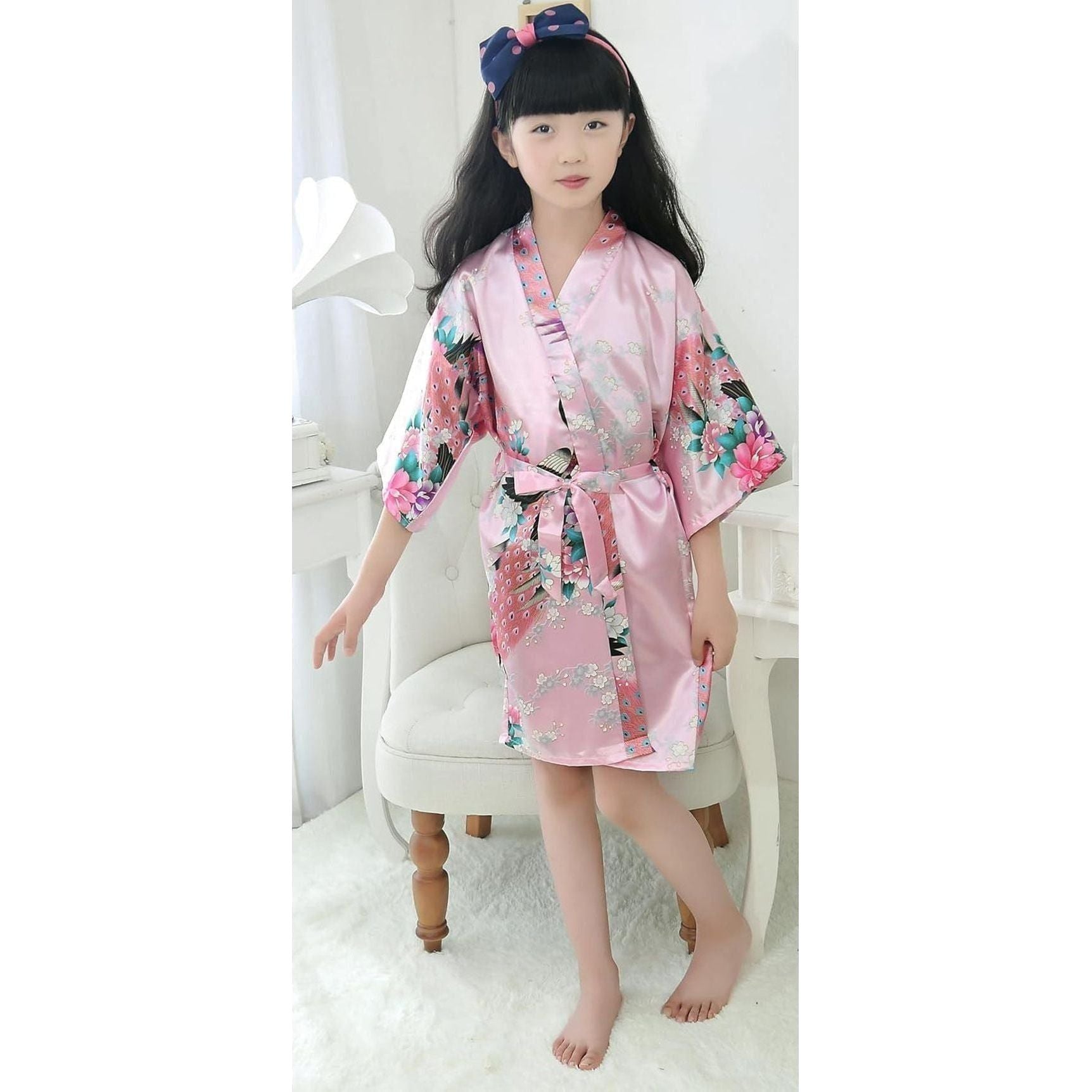 Satin Kimono Robe