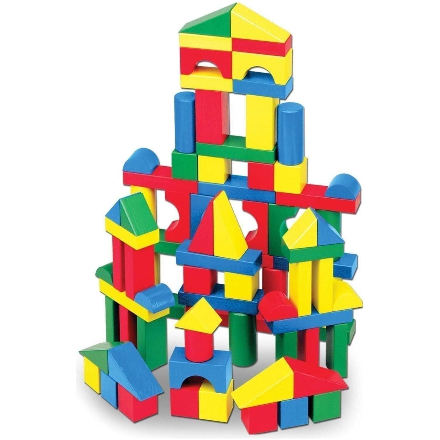 Multicolored Wooden Building Set