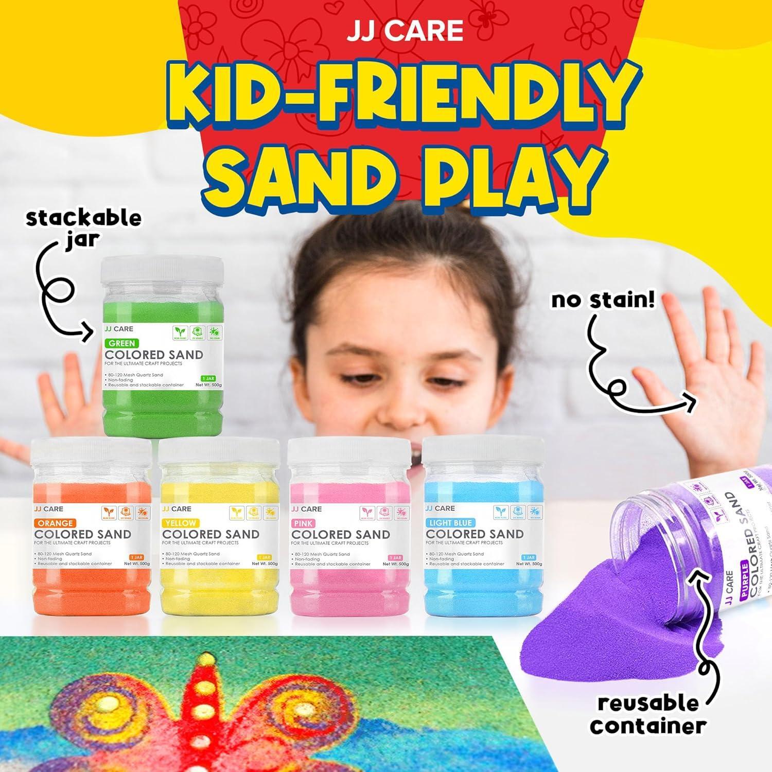 Assorted Colors of Sand Bottles