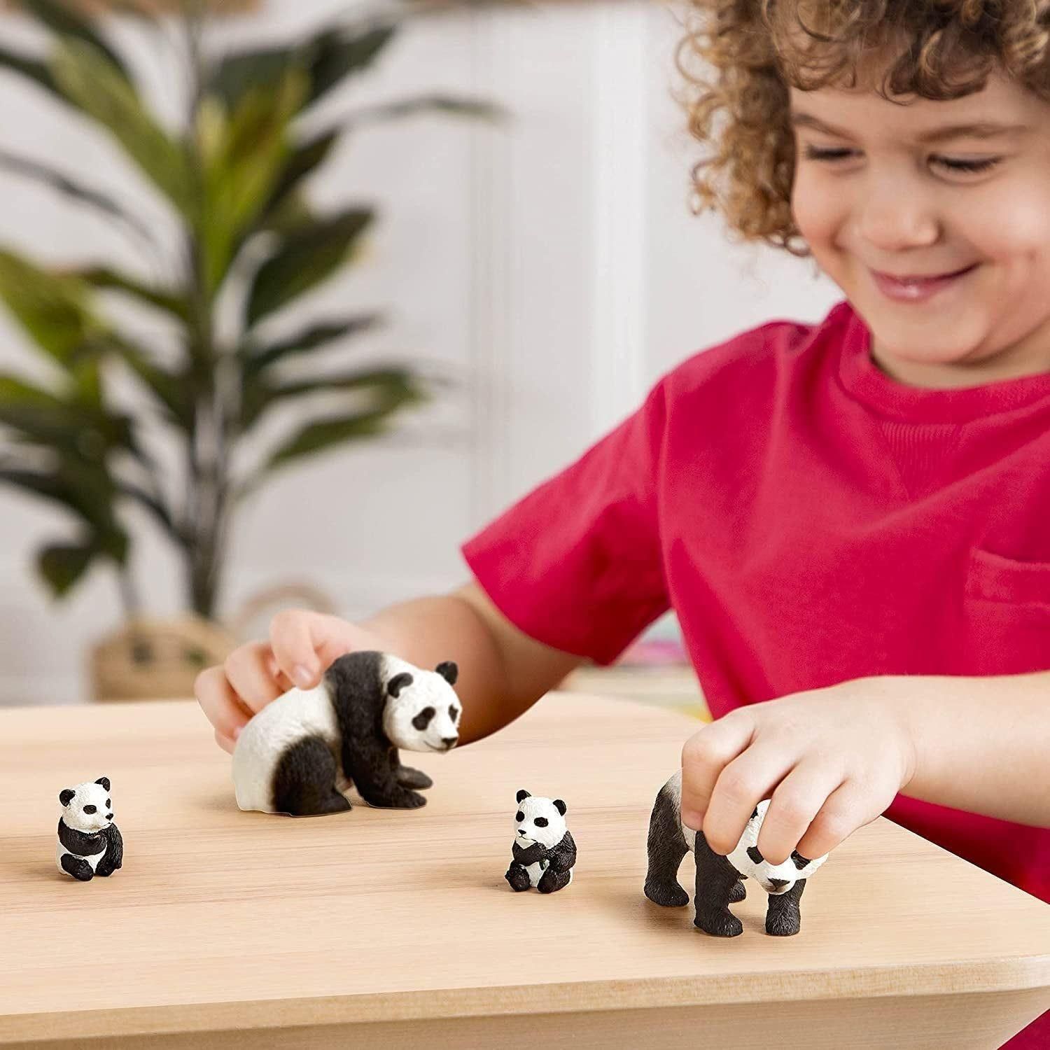 Panda Family Animal Figures