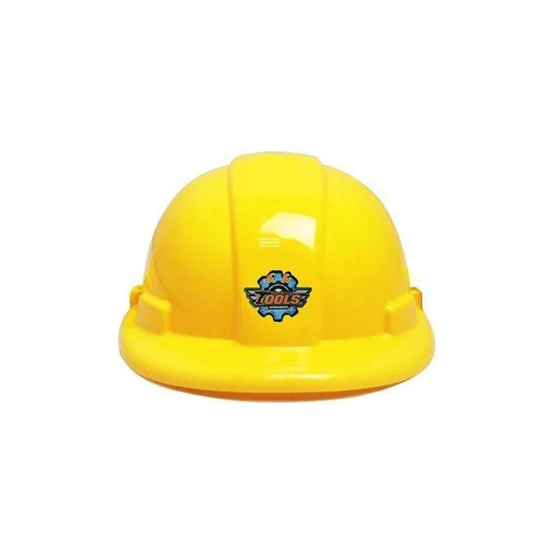 Children'S Simulation Construction Hat Play House Toys Yellow Plastic Cap Engineer Boys Costume Engineering Dress up Props