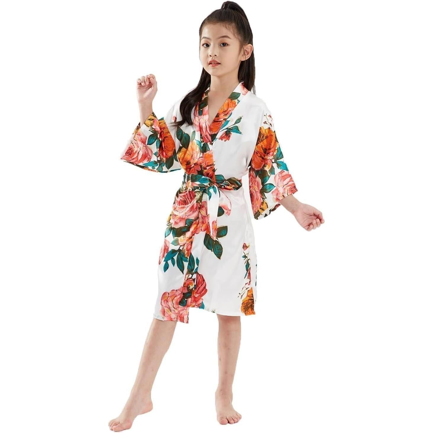 Satin Kimono Robe