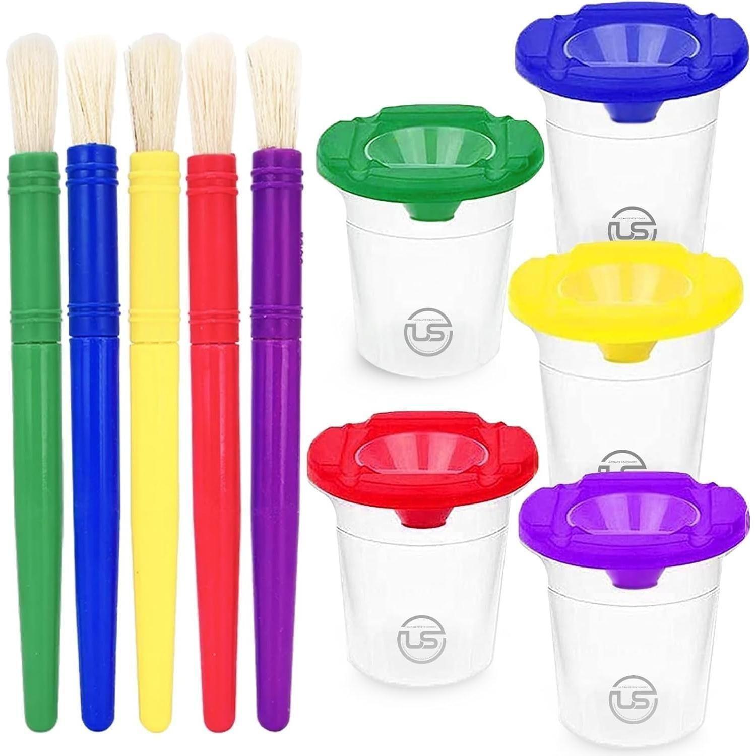 Spill Proof Paint Cups with Lids