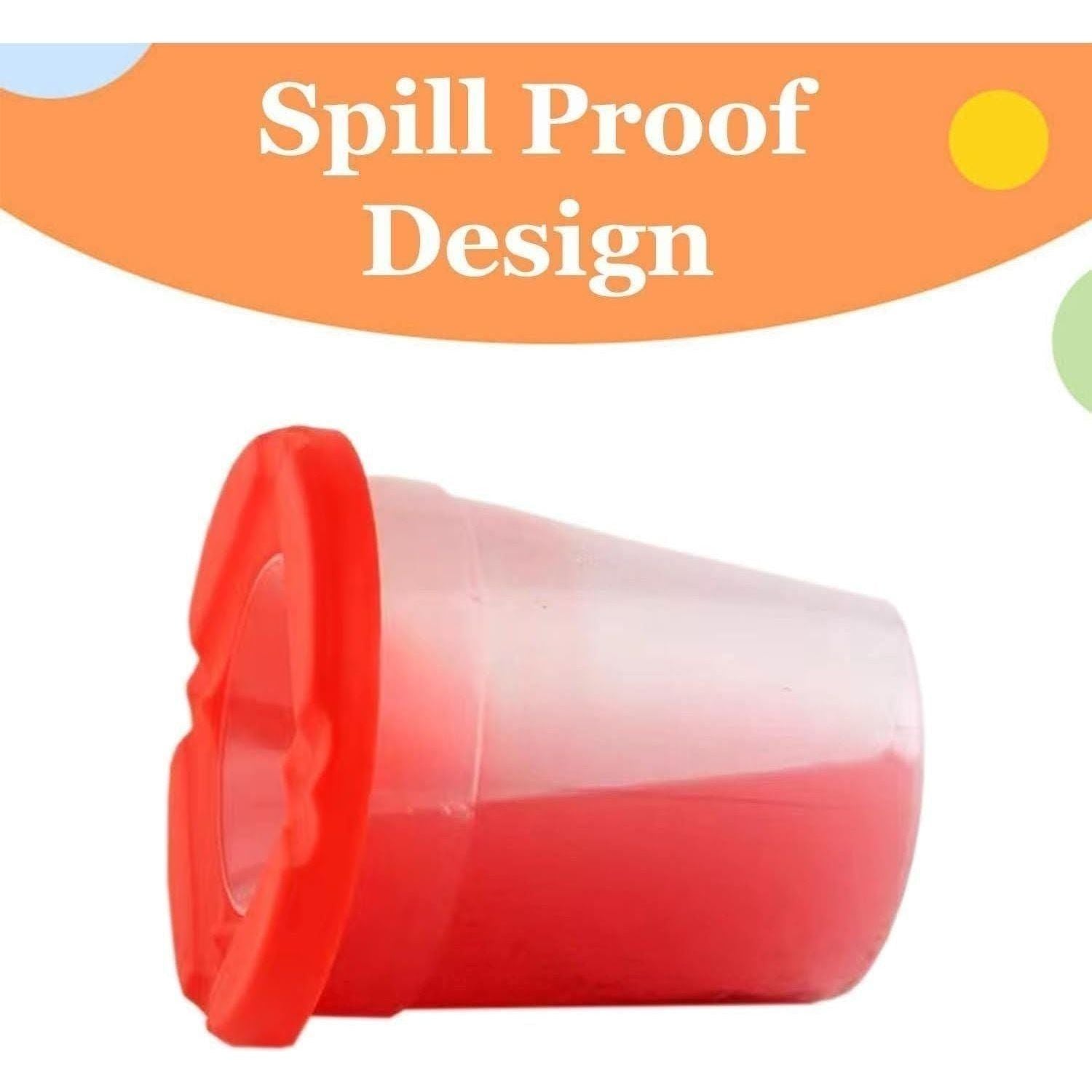 Spill Proof Paint Cups with Lids