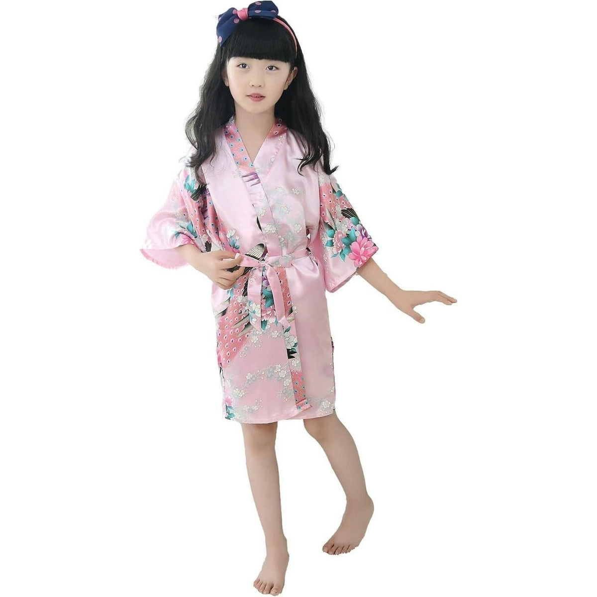 Satin Kimono Robe