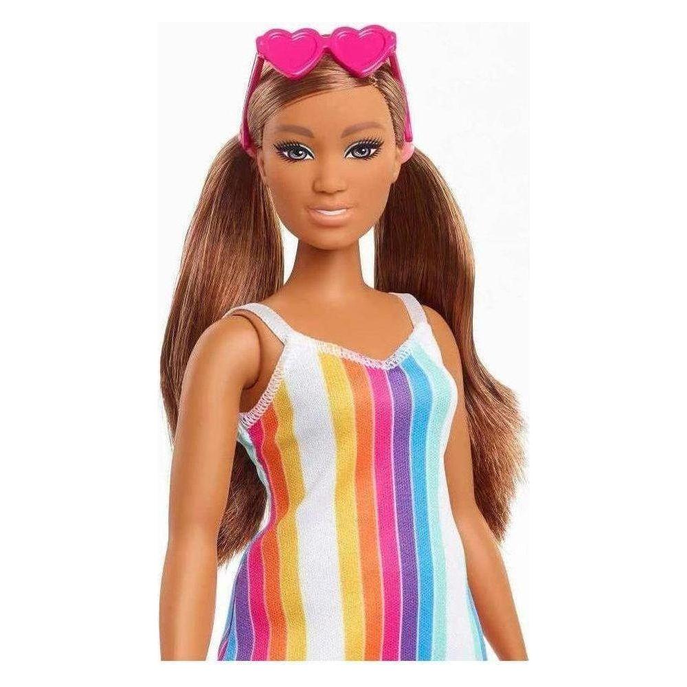Loves the Ocean Doll with Brown Hair, Colorful Dress & Accessories, Doll & Clothes Made from Recycled Plastics